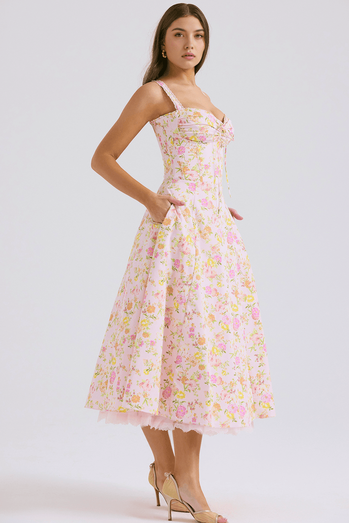 Helena | Kleid in Midilänge