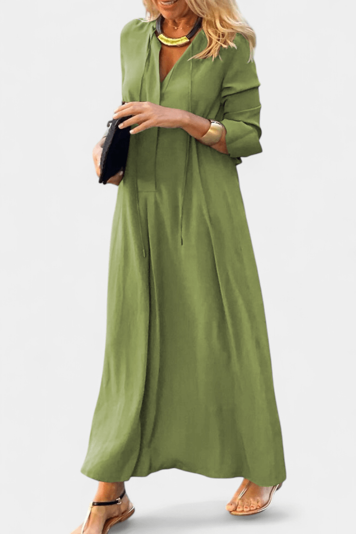 Helene | Kleid mit V-Ausschnitt