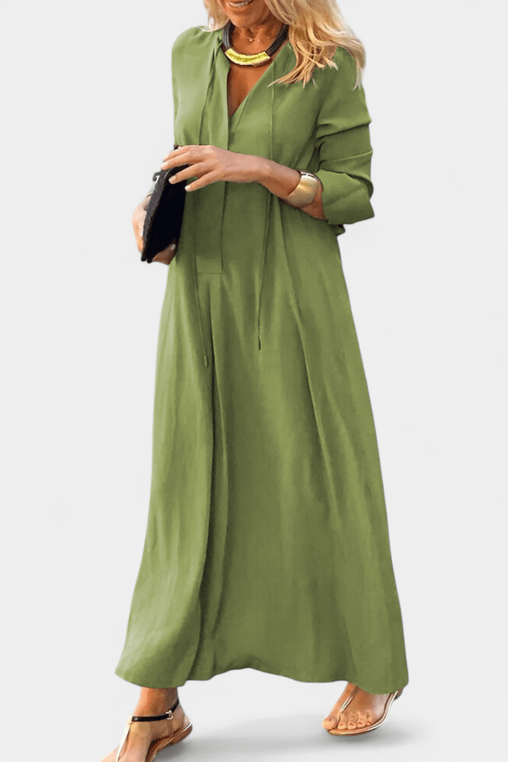 Helene | Kleid mit V-Ausschnitt