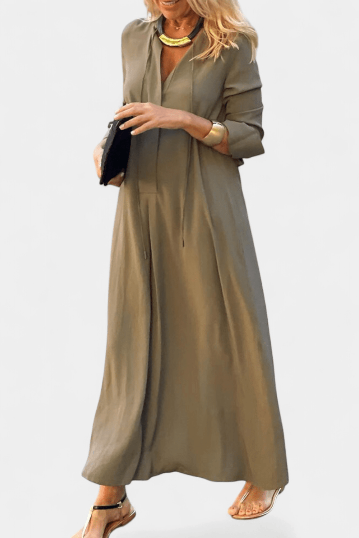 Helene | Kleid mit V-Ausschnitt