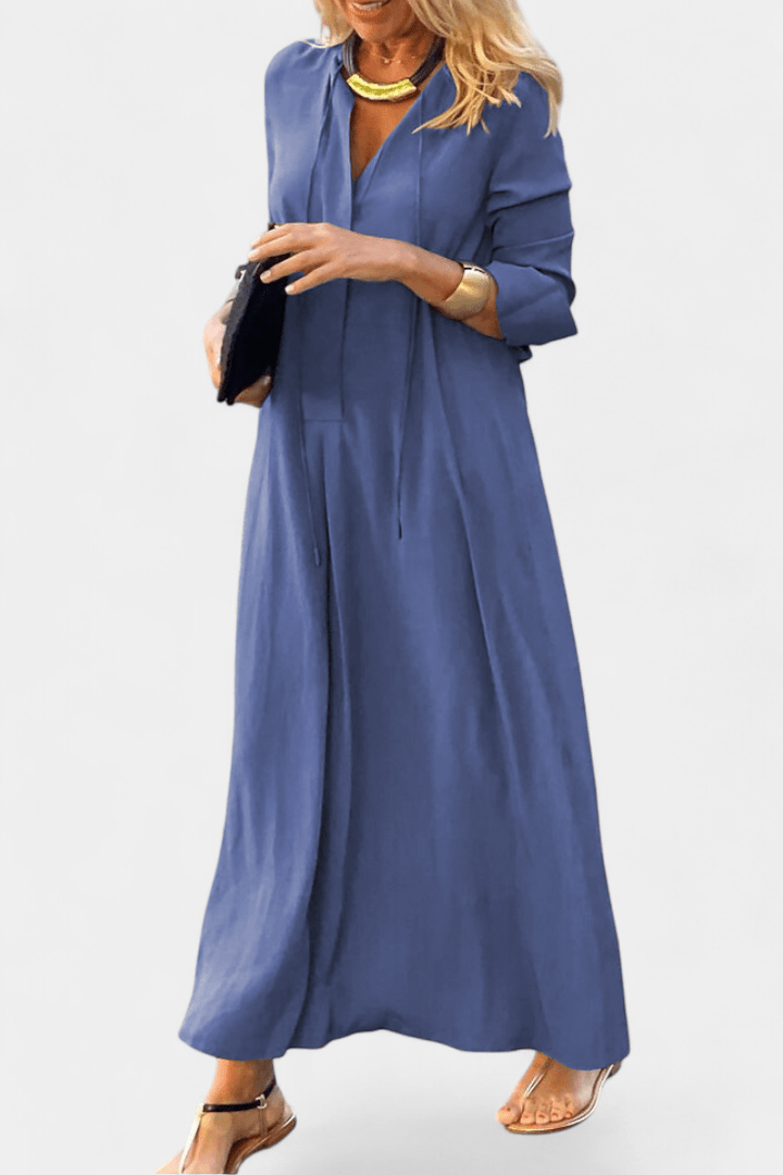 Helene | Kleid mit V-Ausschnitt