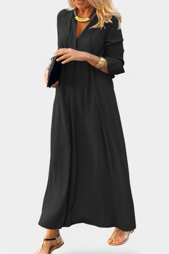 Helene | Kleid mit V-Ausschnitt