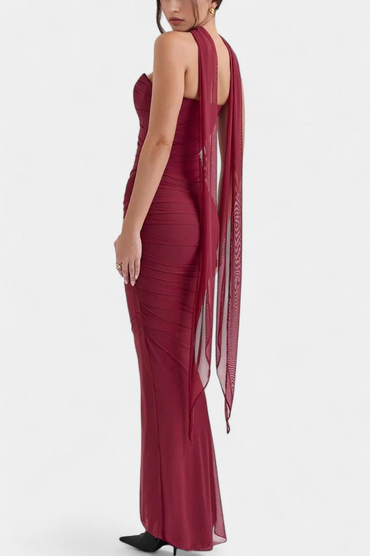 Ida | Kleid mit dekorativem Meshstoff