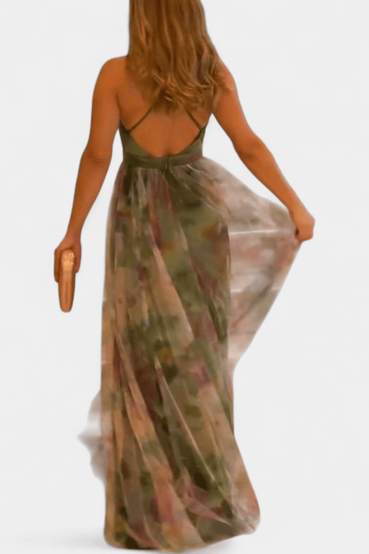Ingrid | Kleid mit Blumendruck