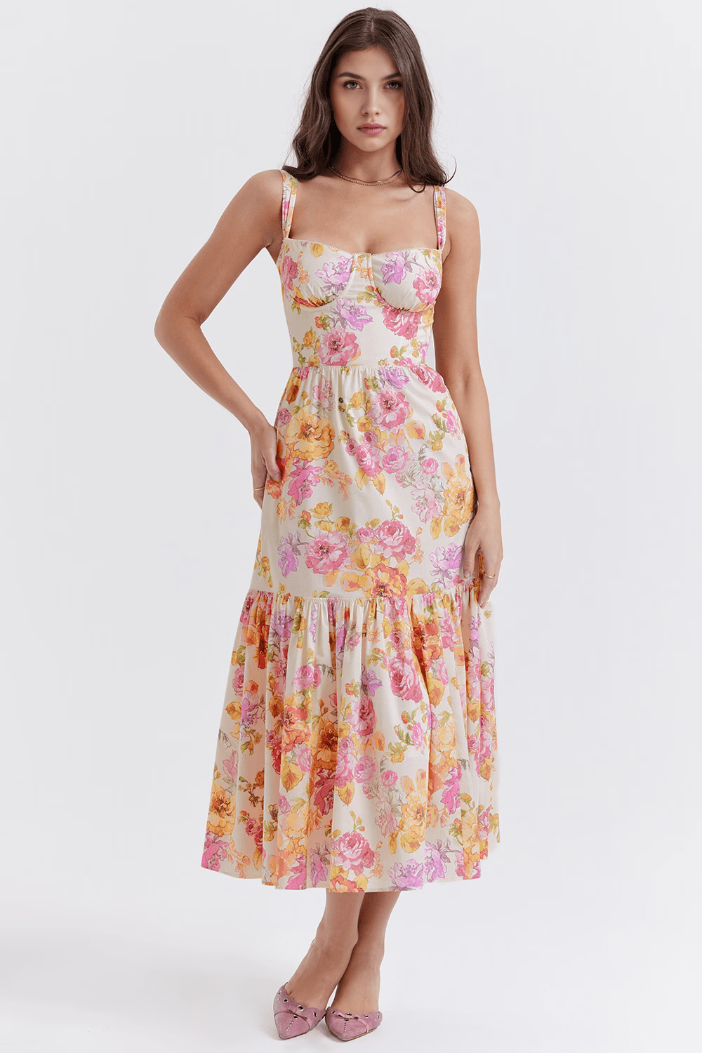 Isabelle | Kleid in Midilänge