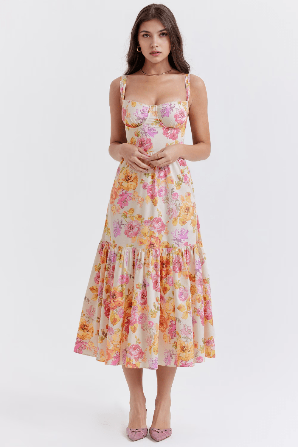 Isabelle | Kleid in Midilänge