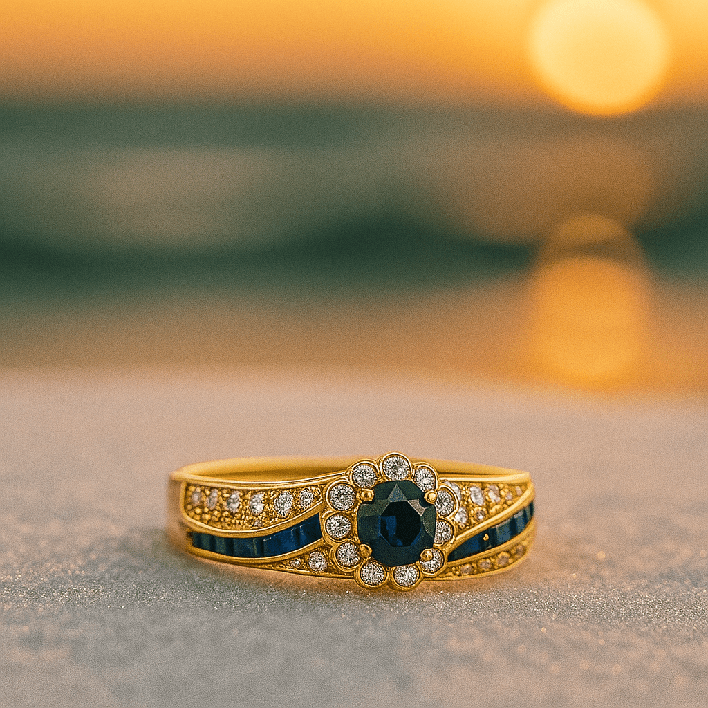 Carla | Ring mit blauem Zirkonia