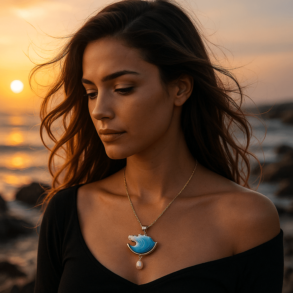 Catherine | Wellen-Perlenkette
