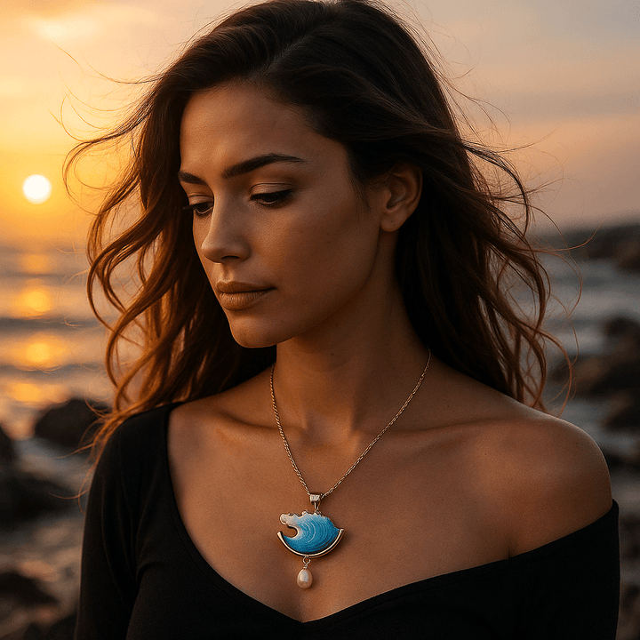 Catherine | Wellen-Perlenkette