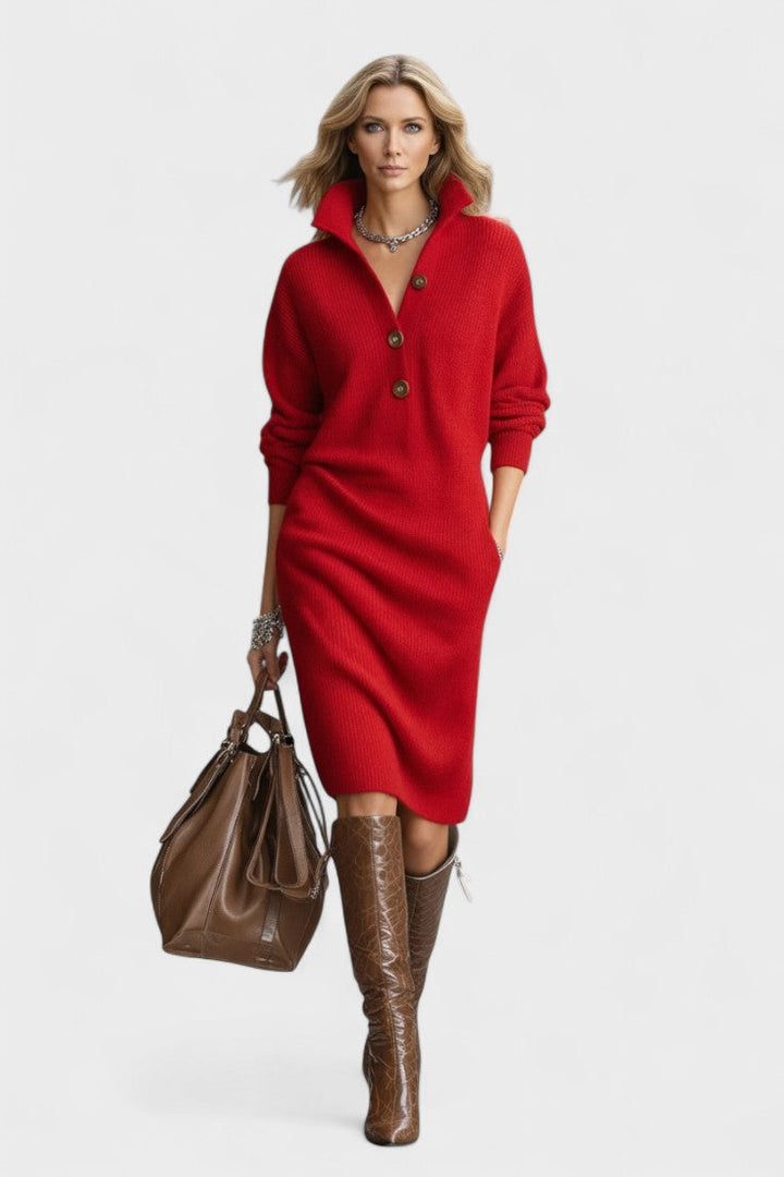 Cornelia | Elegantes Strickkleid