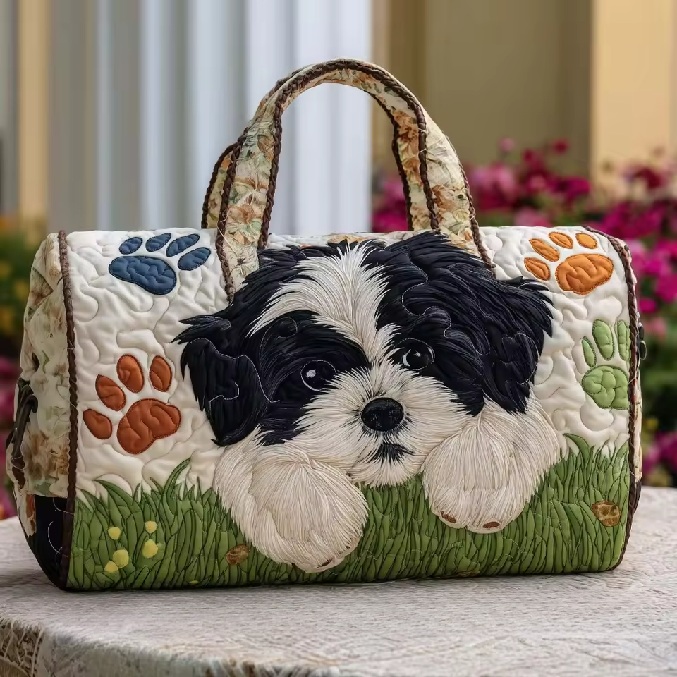 Lucille | Handgefertigte weiche Reisetasche