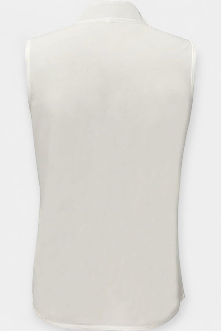 Laura | Ärmellose Bluse mit Muster