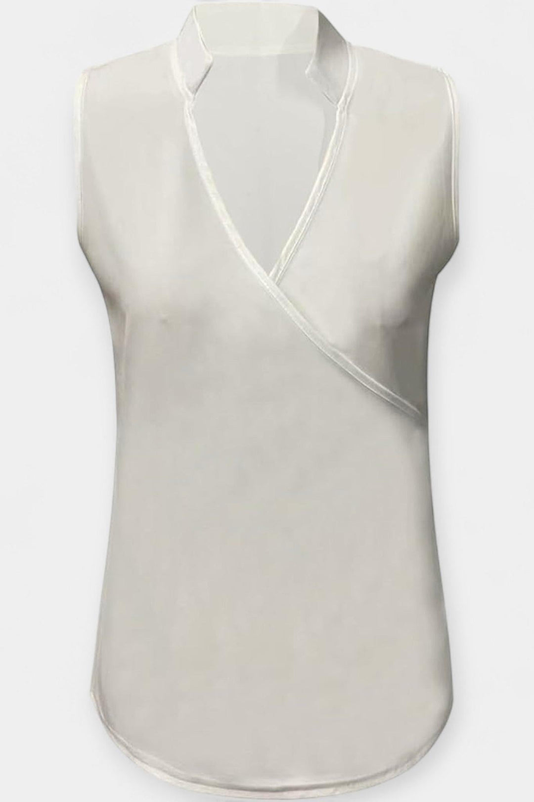 Laura | Ärmellose Bluse mit Muster