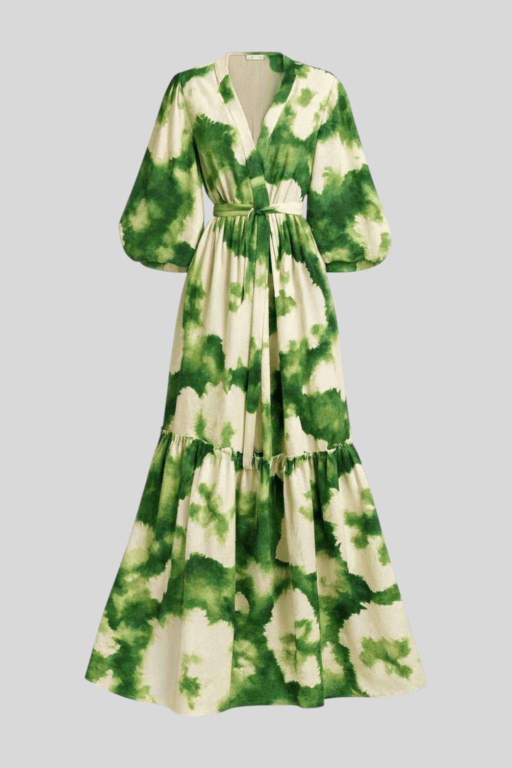 Luna | Maxikleid mit Blumendruck