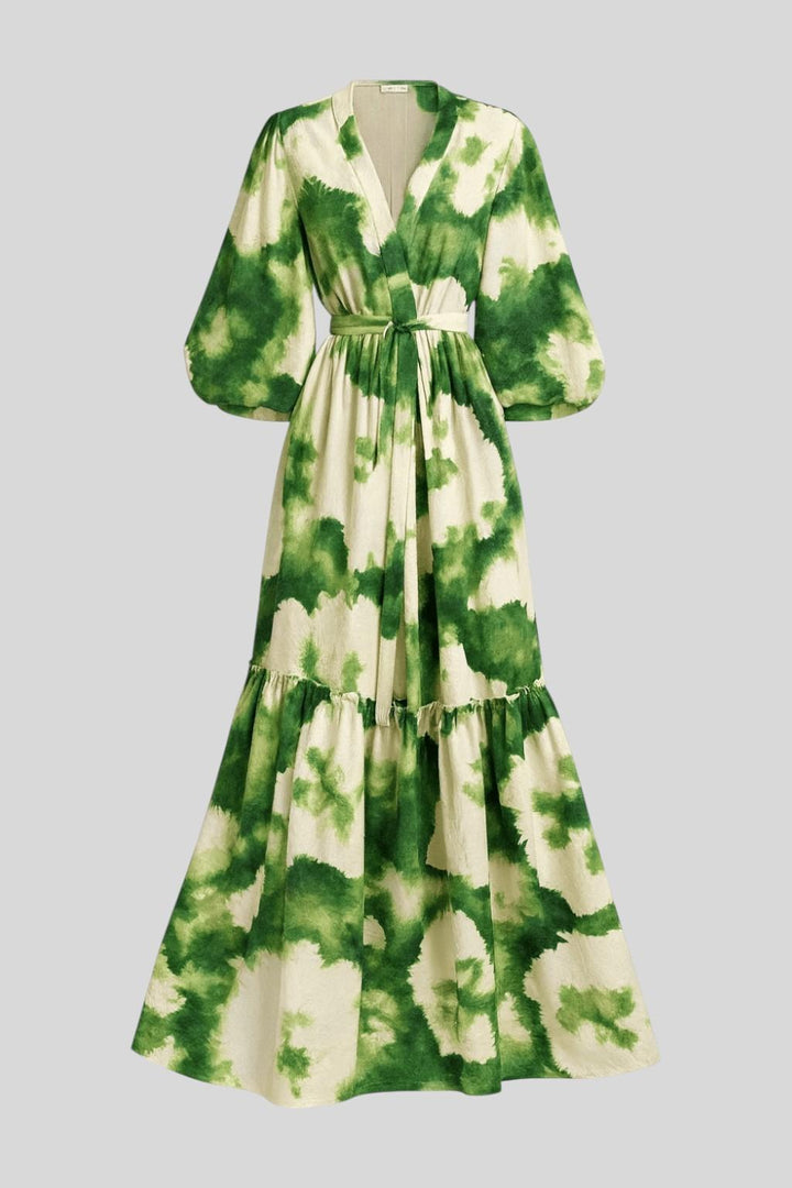 Luna | Maxikleid mit Blumendruck