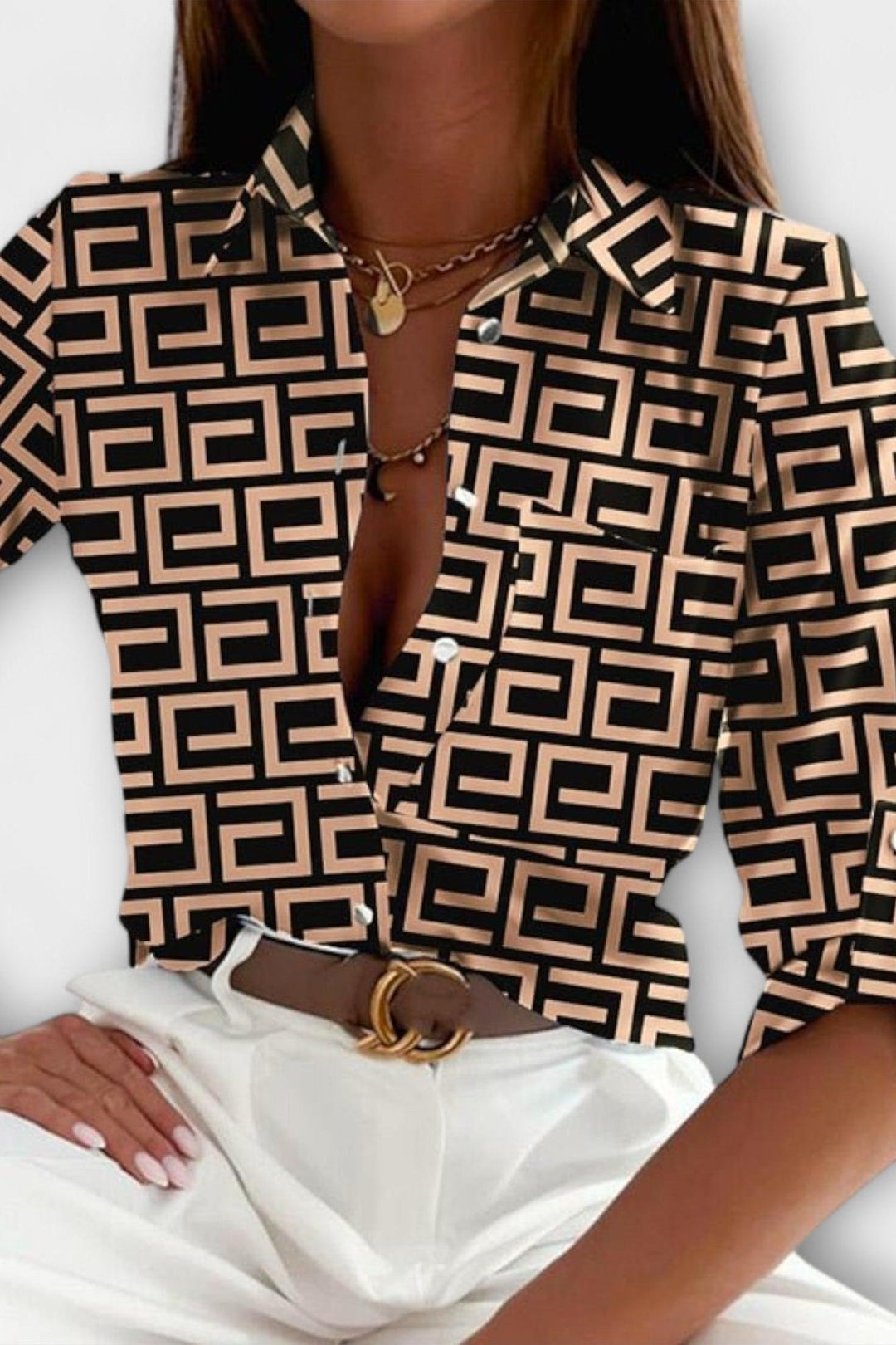 Marlene | Bluse im klassischen Stil