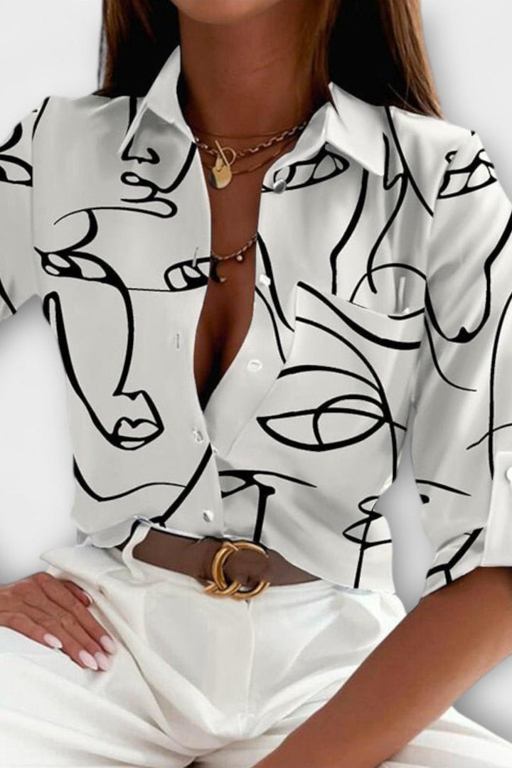 Marlene | Bluse im klassischen Stil