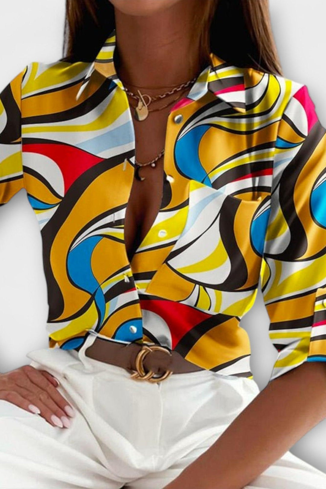 Marlene | Bluse im klassischen Stil
