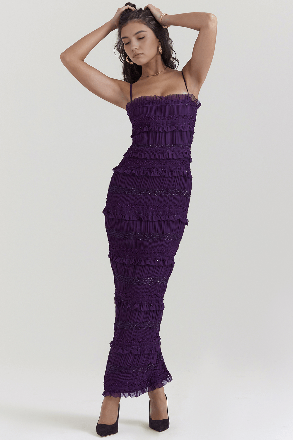 Marlene | Maxikleid mit fallendem Schnitt