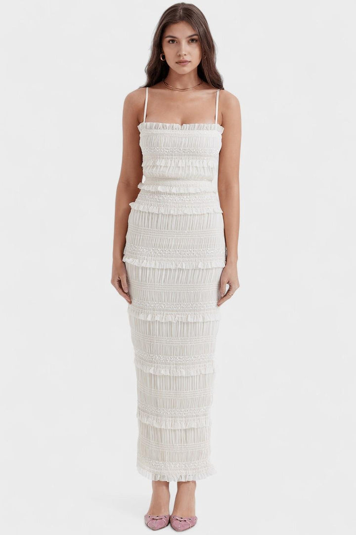 Marlene | Maxikleid mit fallendem Schnitt