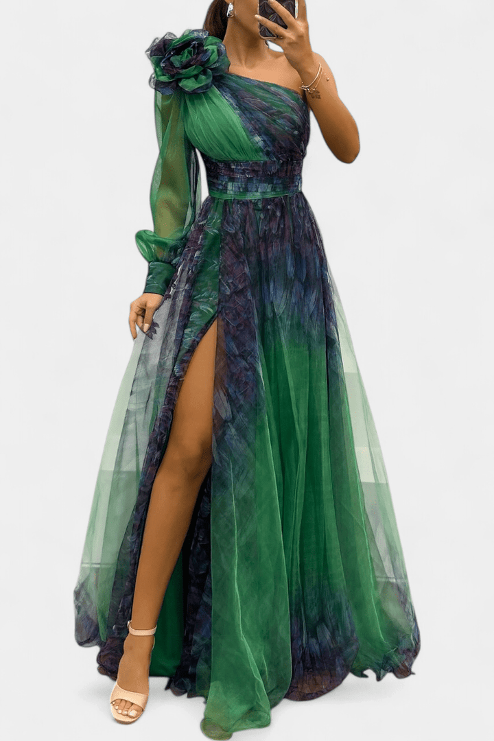 Mara | Ein-Schulter-Kleid