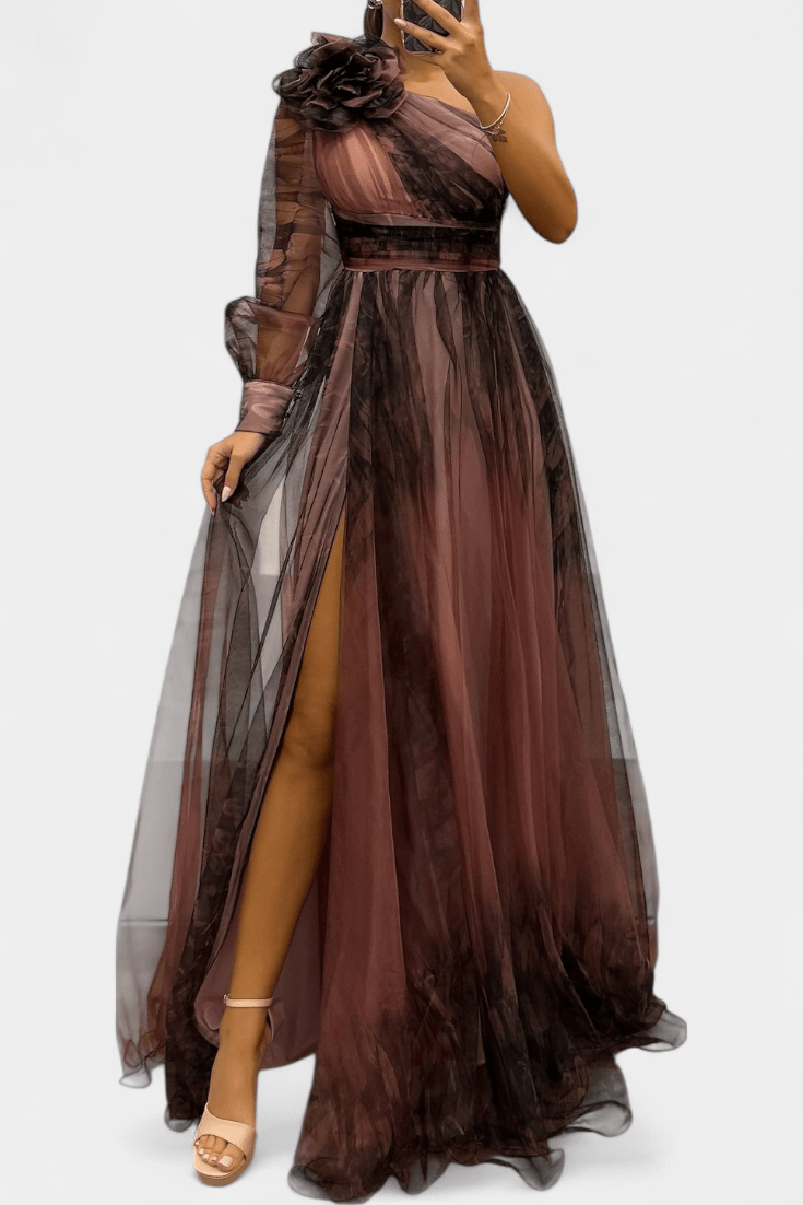 Mara | Ein-Schulter-Kleid