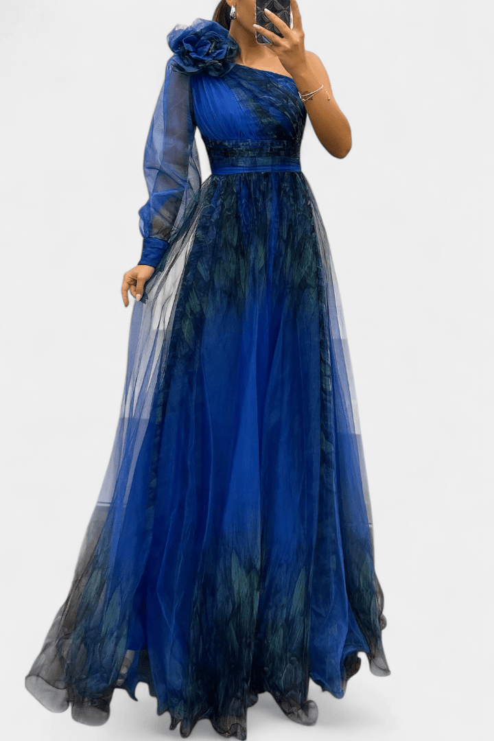Mara | Ein-Schulter-Kleid