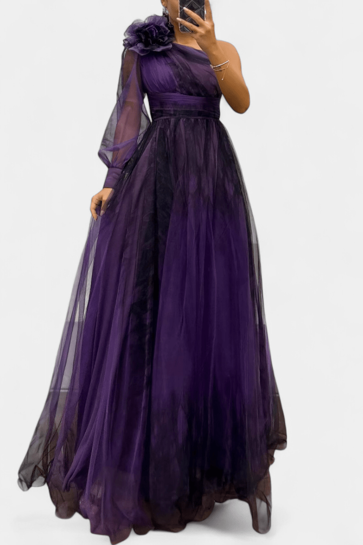 Mara | Ein-Schulter-Kleid