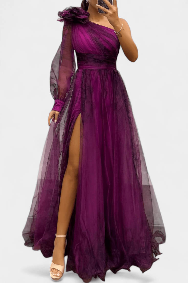 Mara | Ein-Schulter-Kleid