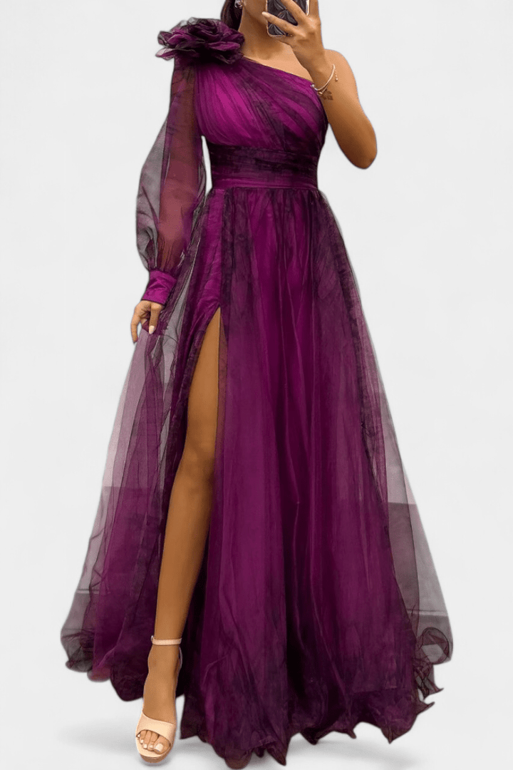 Mara | Ein-Schulter-Kleid