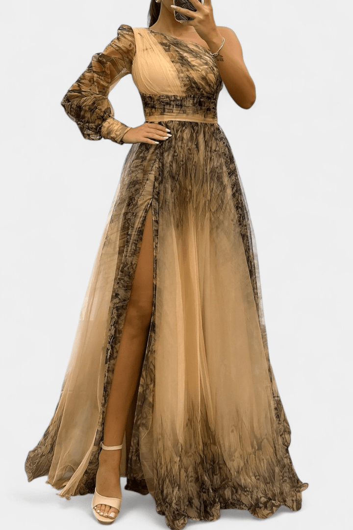 Mara | Ein-Schulter-Kleid