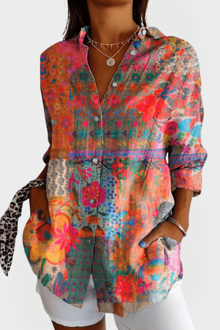 Mara | Bluse im Vintage-Stil