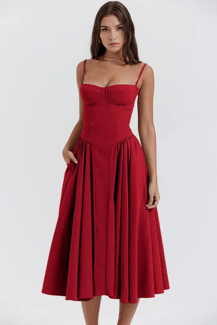 Marie | Kleid in Midilänge
