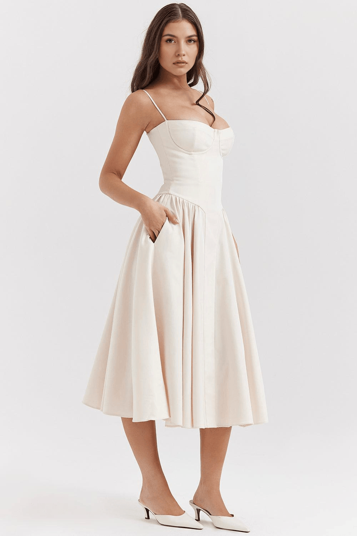 Marie | Kleid in Midilänge