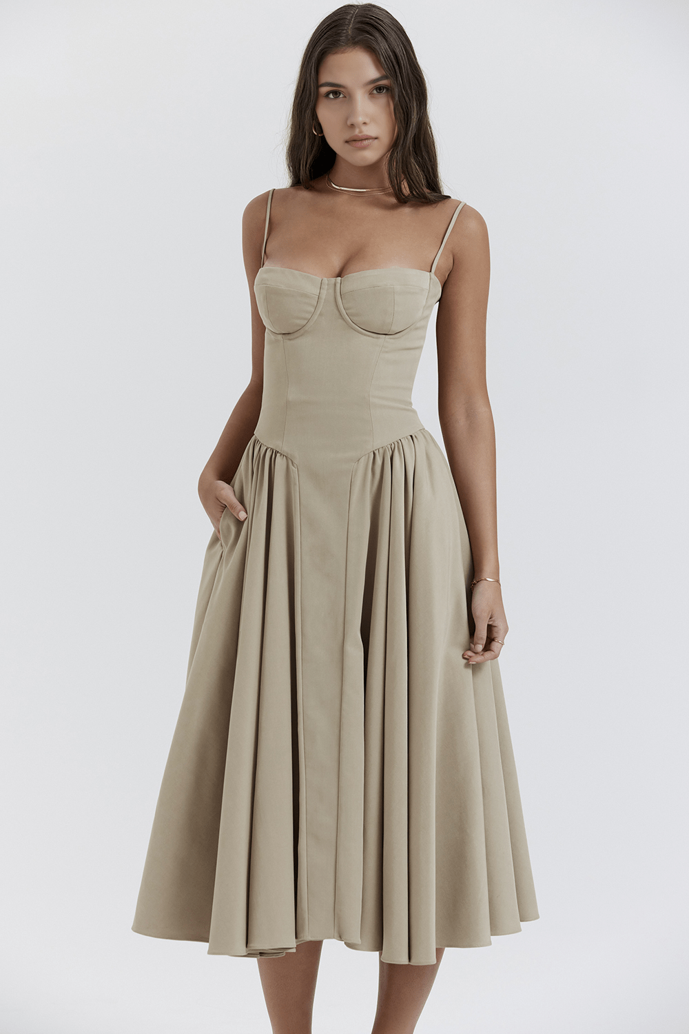 Marie | Kleid in Midilänge