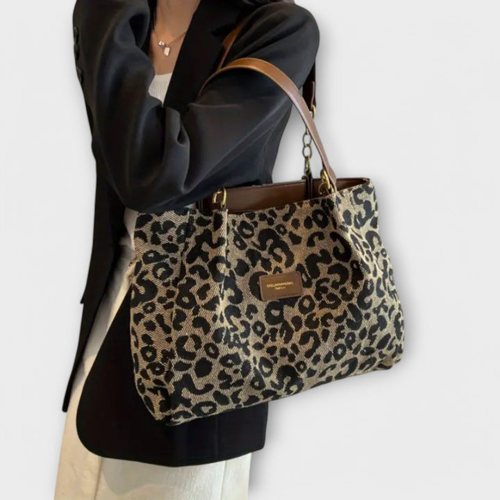 Mathilde | Handtasche mit Leopardenmuster