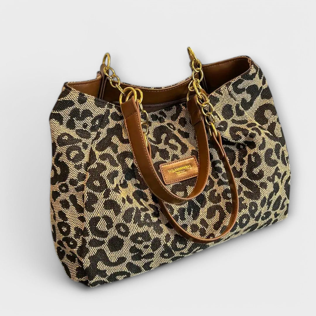 Mathilde | Handtasche mit Leopardenmuster
