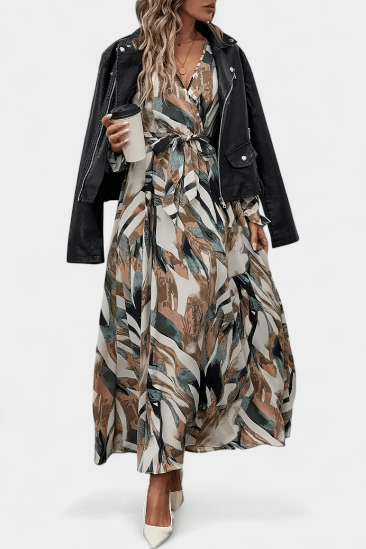 Mira | Kleid mit V-Ausschnitt