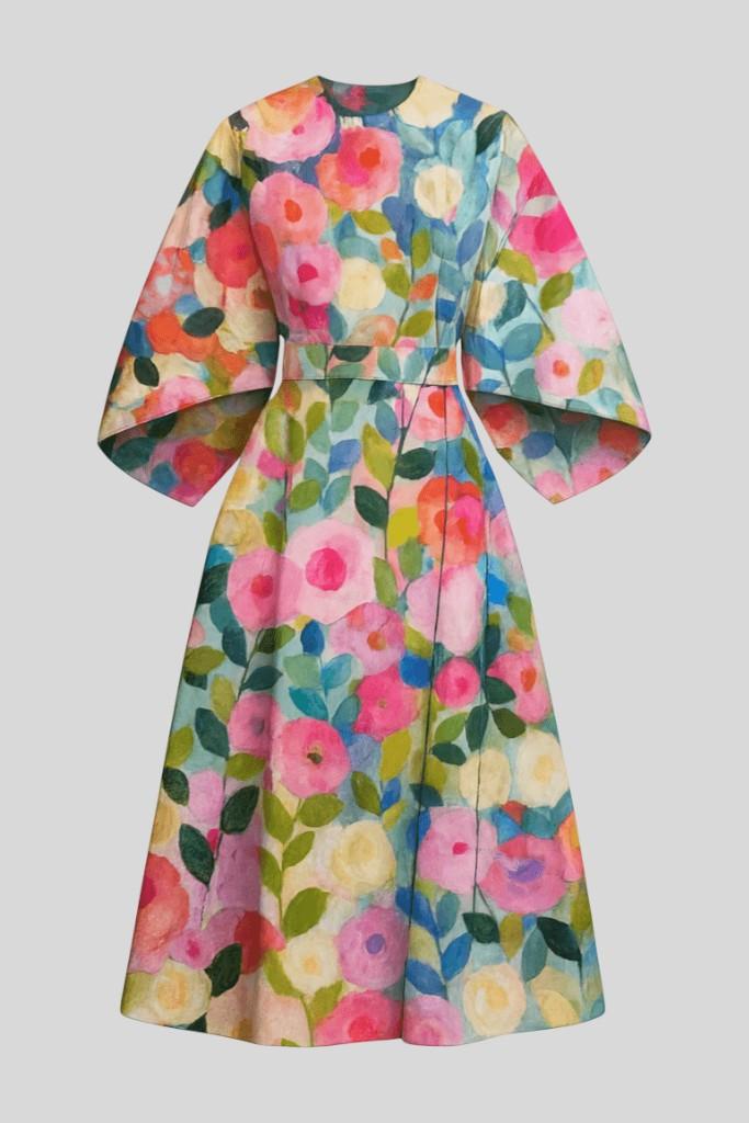 Monika | Kleid in Midilänge