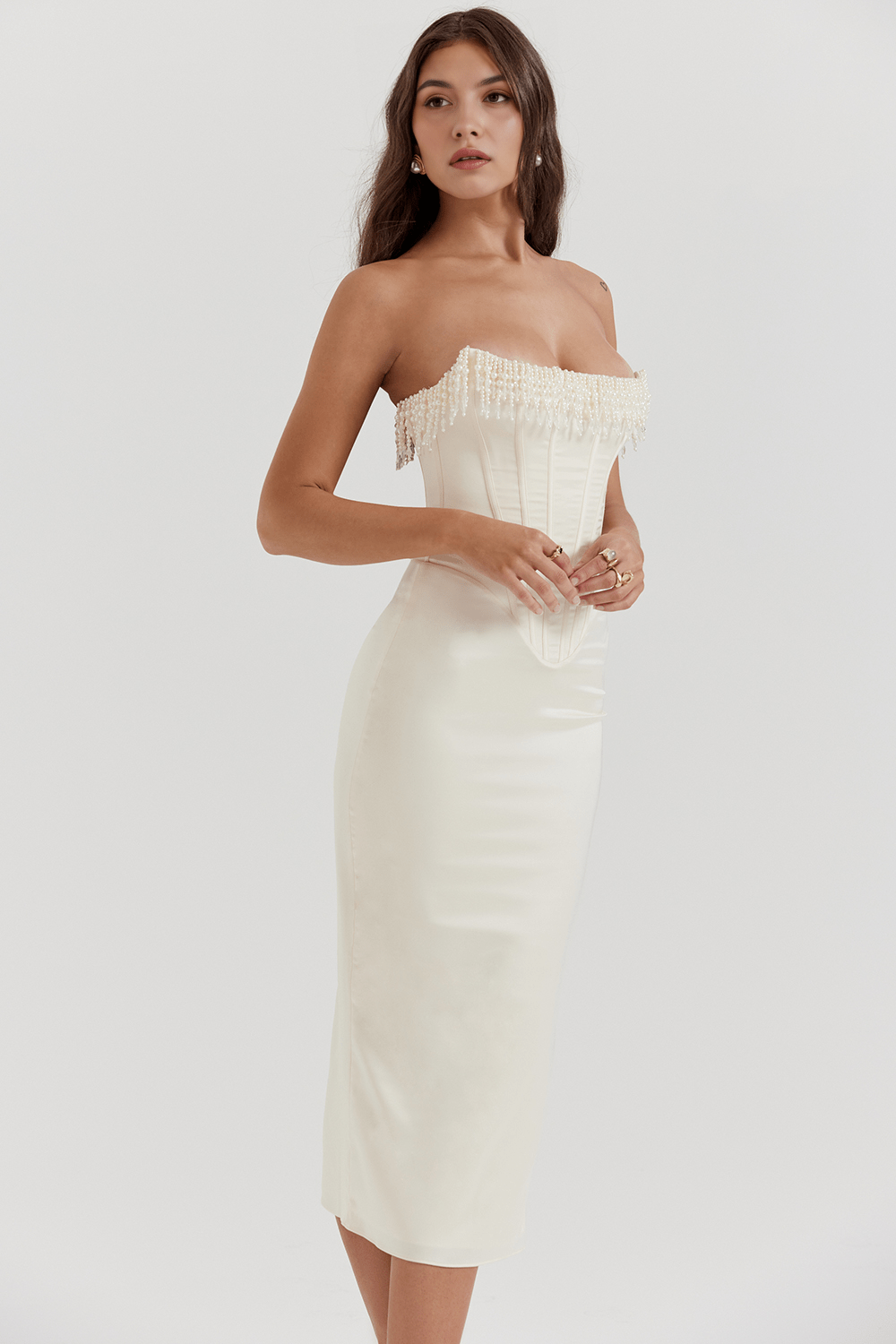 Nadine | Kleid in Midilänge