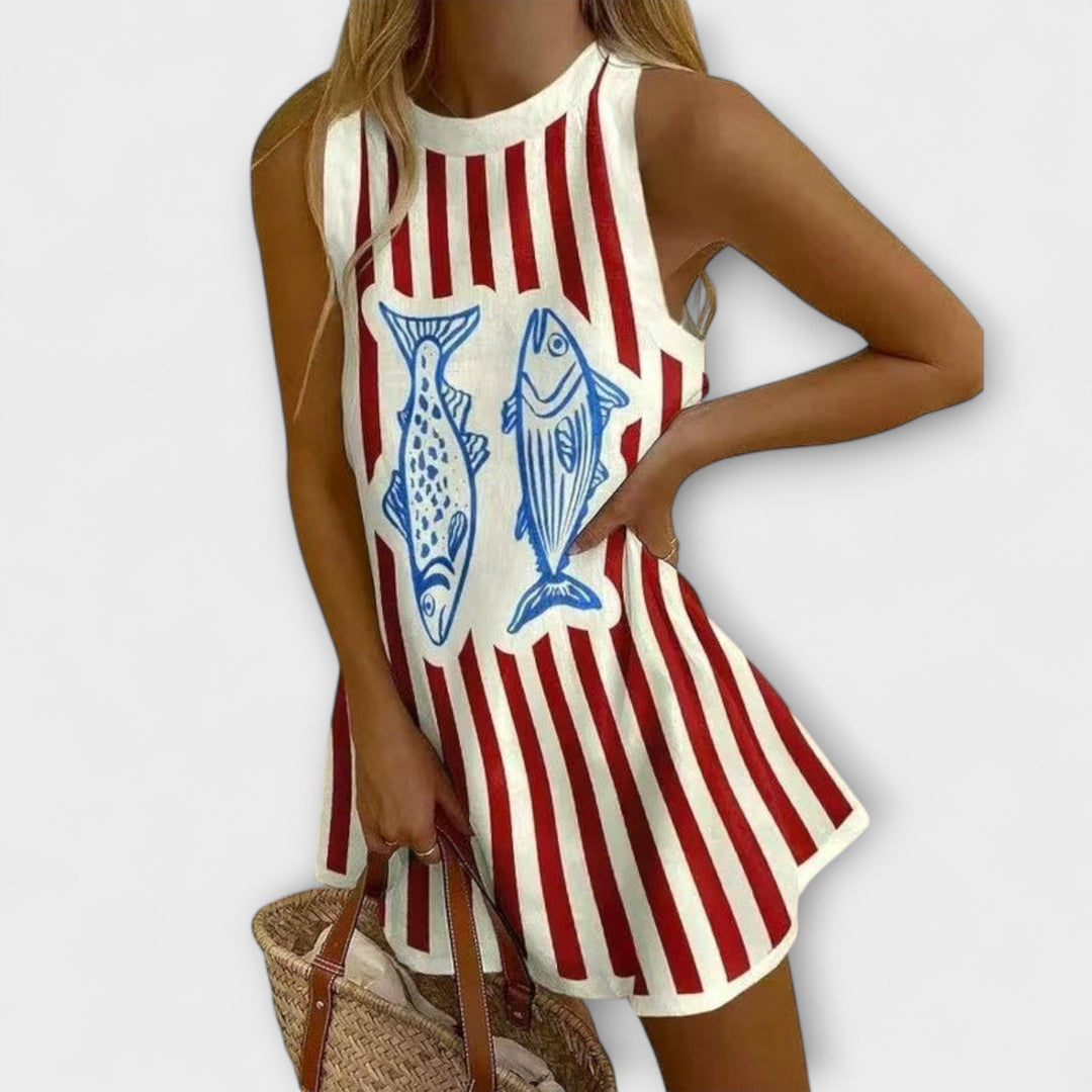 Delara – Marineblaues Kleid