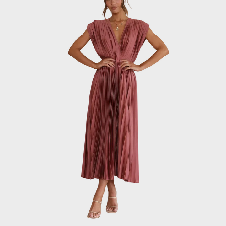 Elsa | Elegantes Plisseekleid