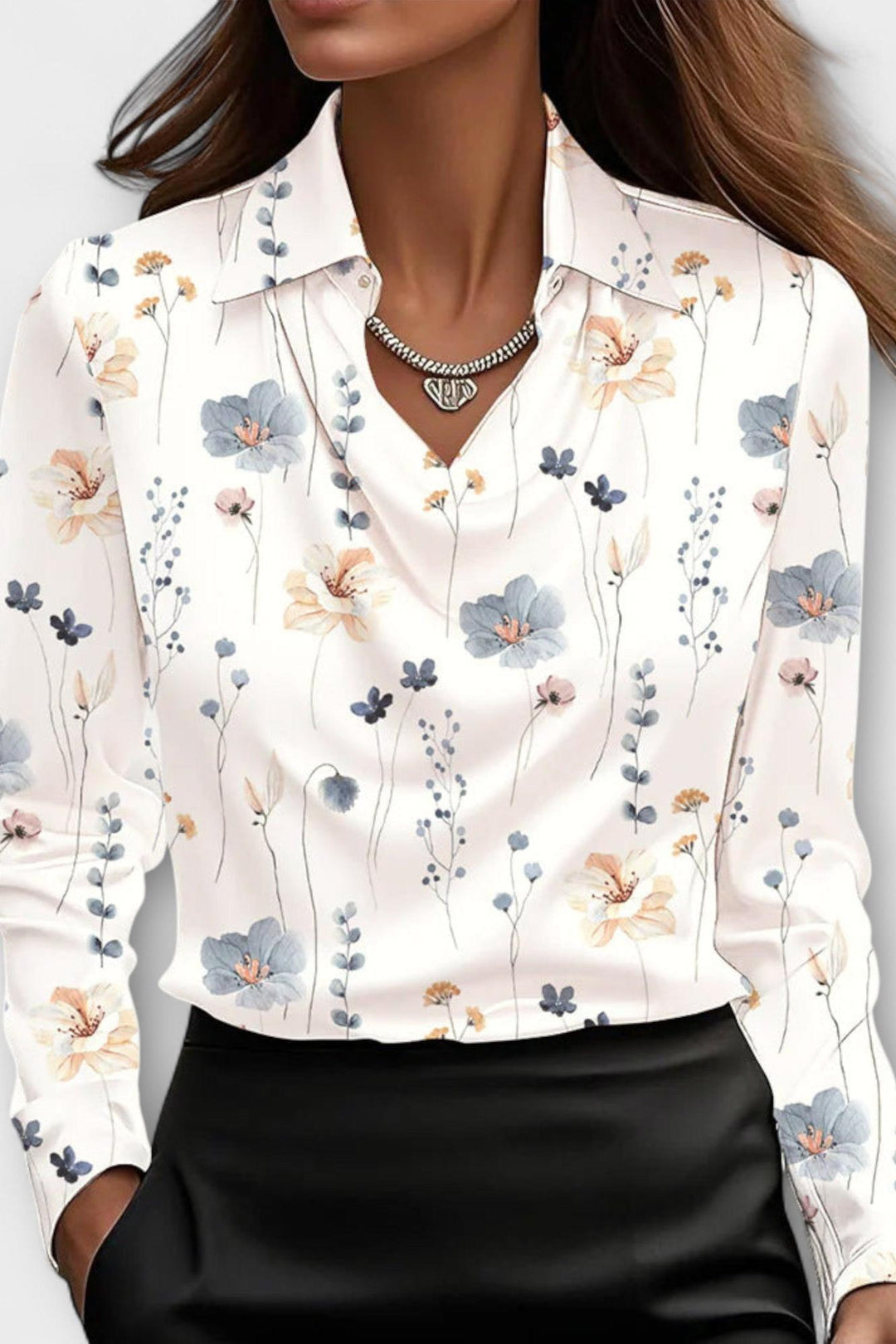 Ronja | Satinbluse