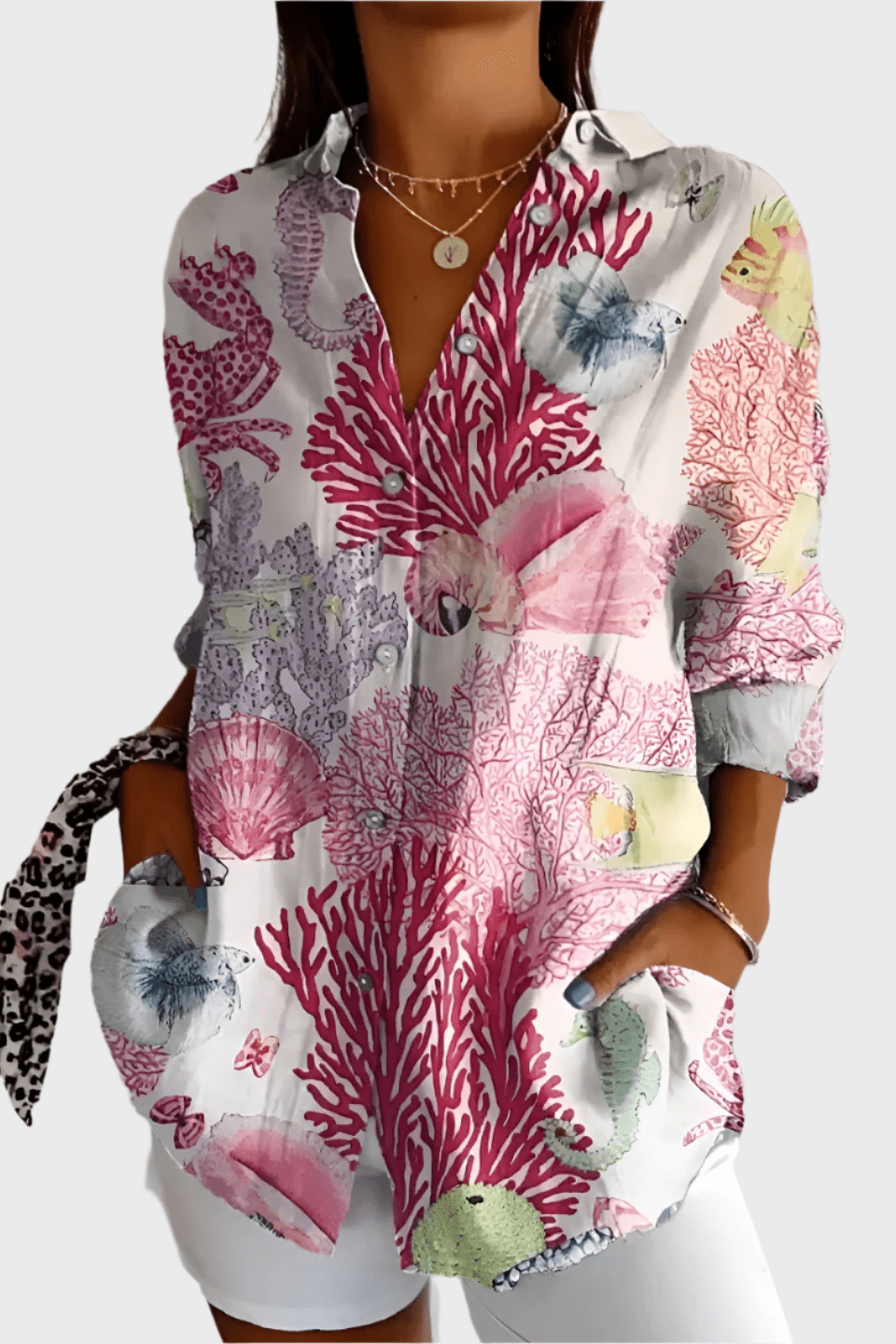 Rosa | Bluse mit Design