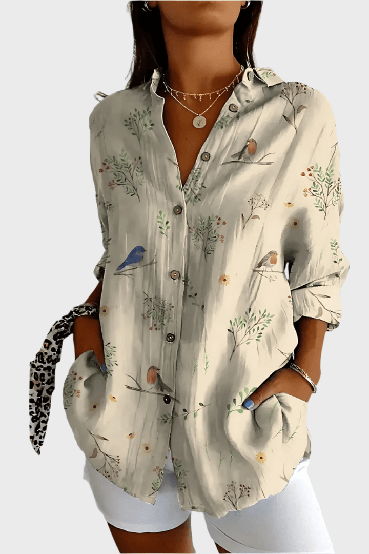 Rosa | Bluse mit Design