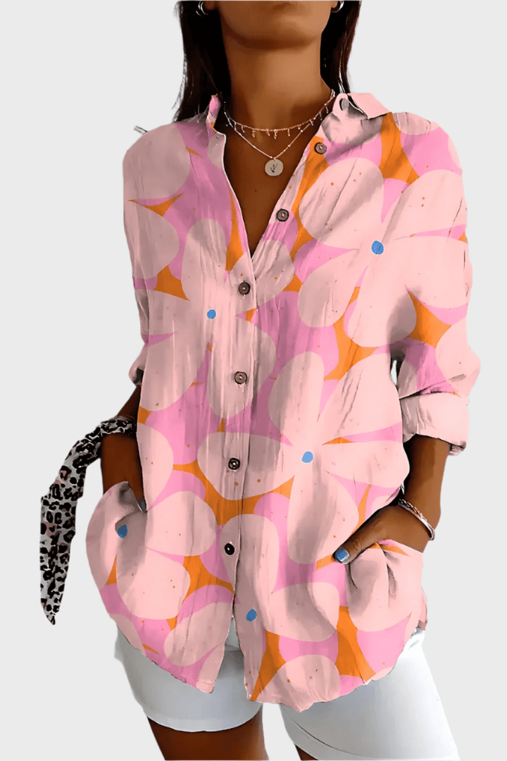 Rosa | Bluse mit Design