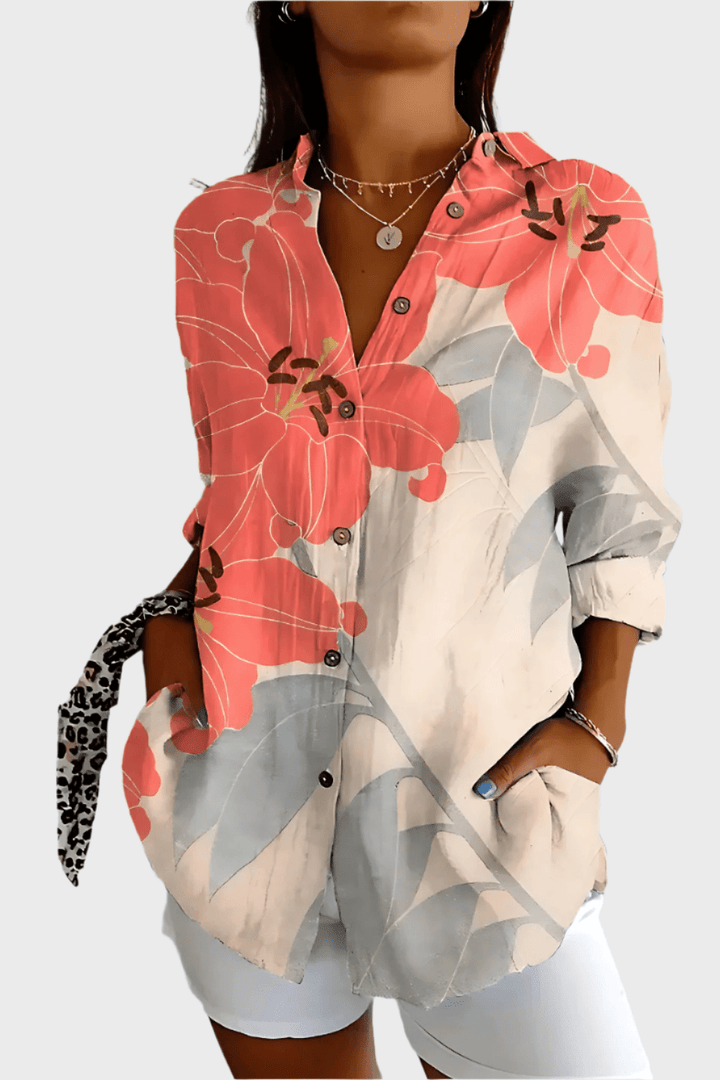 Rosa | Bluse mit Design