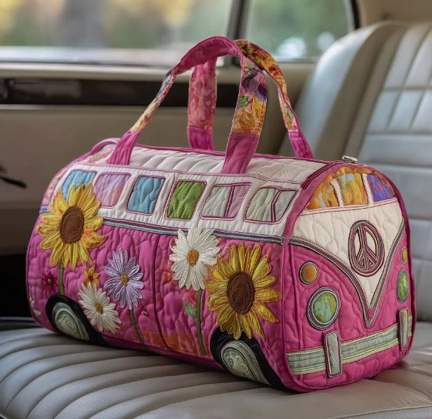 Tasche mit Blumen-Kunst