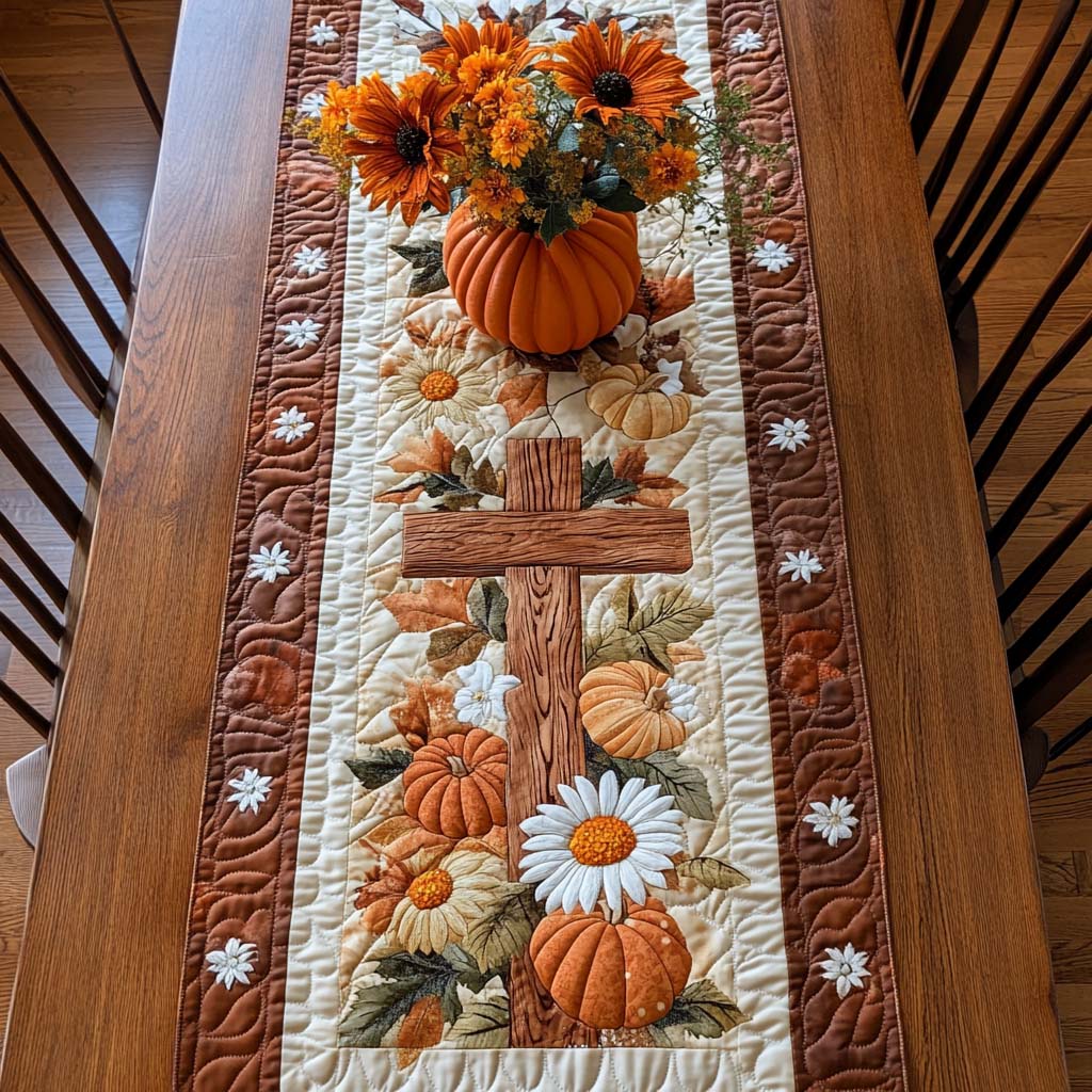 Quilt-Tischläufer „Herbstliche Fülle"