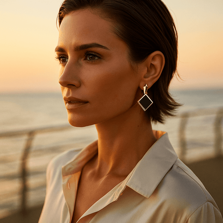 Selma | Eckige Ohrringe